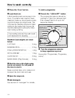 Preview for 14 page of Miele Novotronic W 844 Operating Instructions Manual