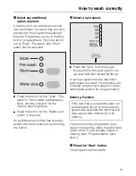 Preview for 15 page of Miele Novotronic W 844 Operating Instructions Manual