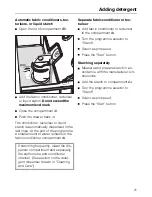 Preview for 21 page of Miele Novotronic W 844 Operating Instructions Manual