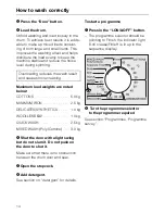 Preview for 14 page of Miele Novotronic W 844 Operating Manual