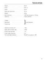 Preview for 57 page of Miele Novotronic W 844 Operating Manual