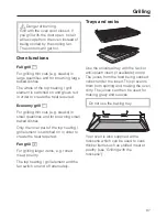 Preview for 97 page of Miele Oven Operating And Installation Instructions