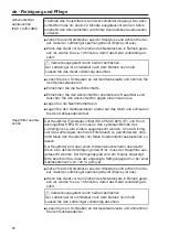 Preview for 30 page of Miele PAC 1045 Operating Instructions Manual