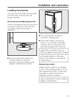 Предварительный просмотр 49 страницы Miele Paramount Operating Instructions Manual