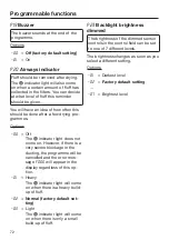 Preview for 72 page of Miele PDR 300 HP SmartBiz Operating And Installation Instructions