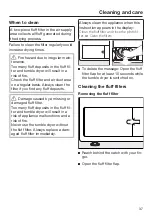 Предварительный просмотр 37 страницы Miele PDR 307 EL CC Operating And Installation Instructions