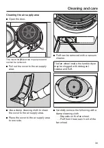 Предварительный просмотр 39 страницы Miele PDR 307 EL CC Operating And Installation Instructions