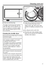 Предварительный просмотр 41 страницы Miele PDR 307 EL CC Operating And Installation Instructions