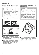 Предварительный просмотр 52 страницы Miele PDR 307 EL CC Operating And Installation Instructions