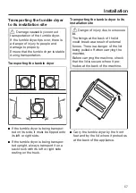 Preview for 57 page of Miele PDR 507 EL Marine Operating And Installation Instructions