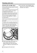 Preview for 62 page of Miele PDR 507 HP Marine Operating And Installation Instructions