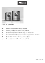 Miele PDR 514 EL Installation Manual предпросмотр