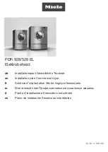 Miele PDR 528EL Installation Manual preview