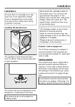 Preview for 63 page of Miele PDR 908 EL Marine Operating And Installation Instructions