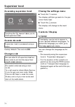 Preview for 74 page of Miele PDR 908 EL Marine Operating And Installation Instructions