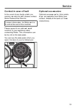 Предварительный просмотр 59 страницы Miele PDR 908 EL Operating And Installation Instructions