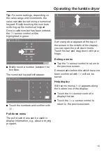 Preview for 19 page of Miele PDR 908 HP Operating And Installation Instructions