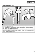 Preview for 75 page of Miele PDR 908 HP Operating And Installation Instructions