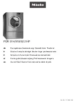 Preview for 1 page of Miele PDR 914 HP Quick Start Manual