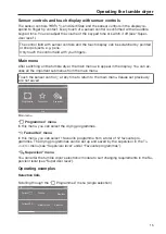 Preview for 15 page of Miele PDR 914 Operating And Installation Instructions