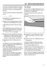 Preview for 17 page of Miele PFD 101 Quick Start Manual