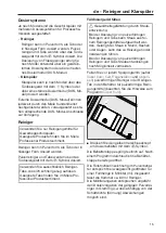 Preview for 15 page of Miele PFD 400 Operating Instructions Manual