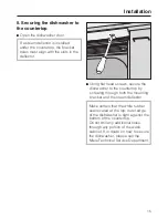 Preview for 15 page of Miele PG 8050i Installation Instructions Manual