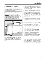 Preview for 17 page of Miele PG 8050i Installation Instructions Manual