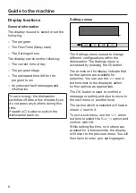 Preview for 8 page of Miele PG 8130 U Operating Instructions Manual