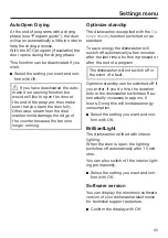 Preview for 65 page of Miele PG 8133 SCVi Operating Instructions Manual