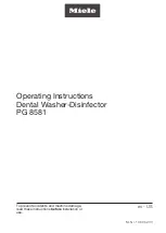 Miele PG 8581 Operating Instructions Manual preview