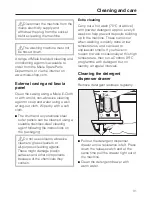 Preview for 31 page of Miele Platinum Plus Operating Instructions Manual