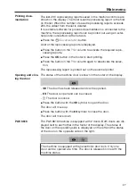 Предварительный просмотр 27 страницы Miele PLW 8615 Operating Instructions Manual