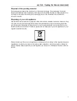 Preview for 7 page of Miele PM 1210 Operating Instructions Manual