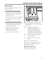 Preview for 23 page of Miele Premier W500 Operating Instructions Manual