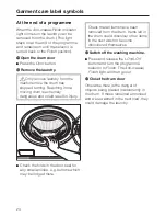 Preview for 24 page of Miele Premier W500 Operating Instructions Manual