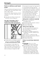 Preview for 30 page of Miele Premier W500 Operating Instructions Manual