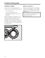 Preview for 42 page of Miele Premier W500 Operating Instructions Manual