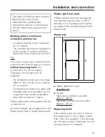 Preview for 49 page of Miele Premier W500 Operating Instructions Manual