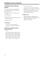 Preview for 50 page of Miele Premier W500 Operating Instructions Manual