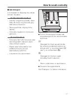 Preview for 17 page of Miele Prestige Plus 6 Operating Instructions Manual