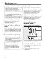 Preview for 32 page of Miele Prestige Plus 6 Operating Instructions Manual