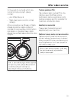 Preview for 43 page of Miele Prestige Plus 6 Operating Instructions Manual