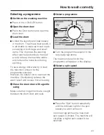 Предварительный просмотр 23 страницы Miele Prestige Plus Operating Instructions Manual