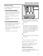 Предварительный просмотр 25 страницы Miele Prestige Plus Operating Instructions Manual