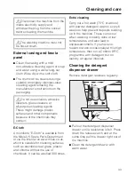 Предварительный просмотр 33 страницы Miele Prestige Plus Operating Instructions Manual