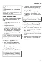 Preview for 23 page of Miele ProLine CS 1012-2 Operating And Installation Instructions