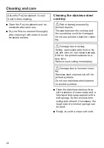 Preview for 28 page of Miele ProLine CS 1012-2 Operating And Installation Instructions