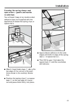 Preview for 43 page of Miele ProLine CS 1012-2 Operating And Installation Instructions