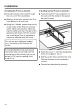 Preview for 44 page of Miele ProLine CS 1012-2 Operating And Installation Instructions